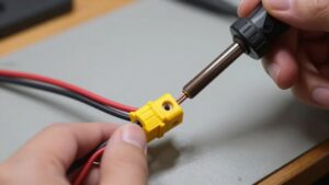 soldering xt60 connectors securely